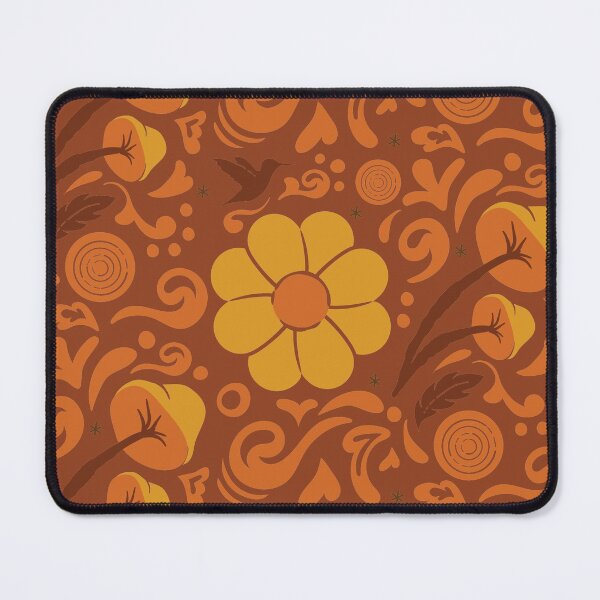 Item preview, 70s Retro Groovy Floral Garden designed and sold by Amanda Weedmark.