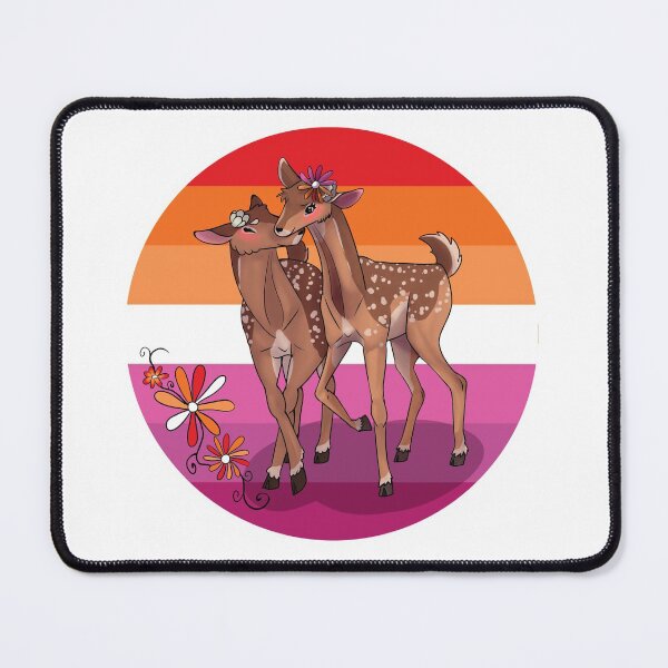 Item preview, Lesbian Pride Deer Graphic  designed and sold by TigerTheWiser.