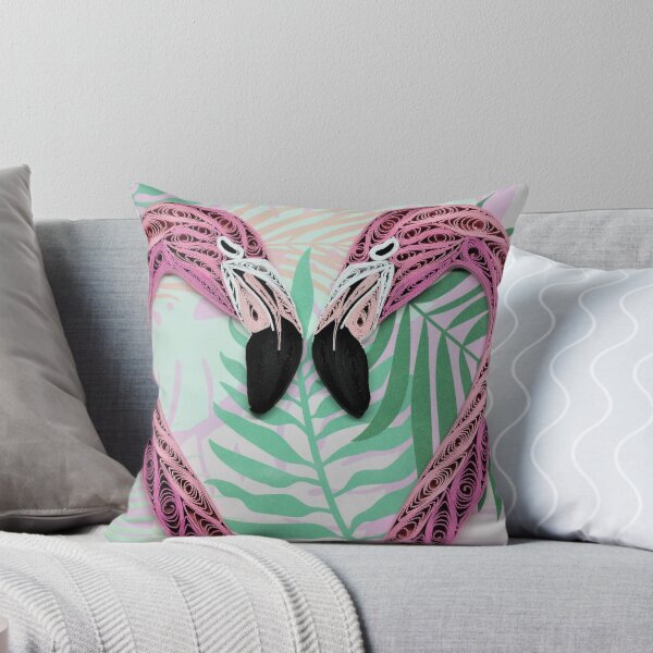 Item preview, Flamingo Hearts designed and sold by Paper Safari.