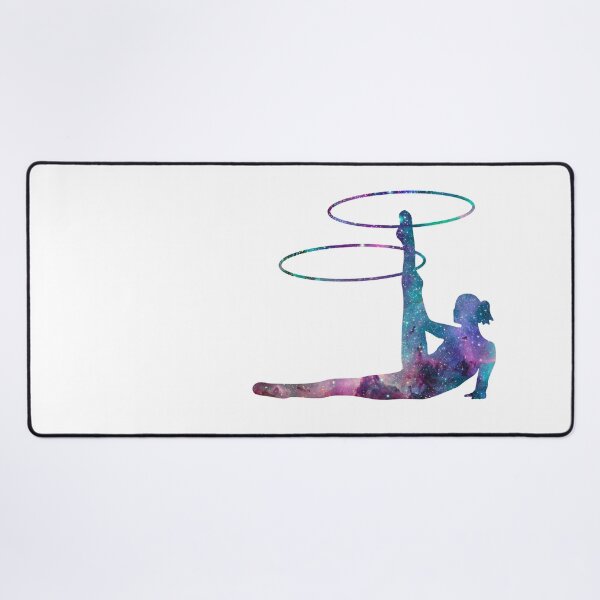 Circus Flow Arts - Cosmic Hula Hoops 2 Desk Mat