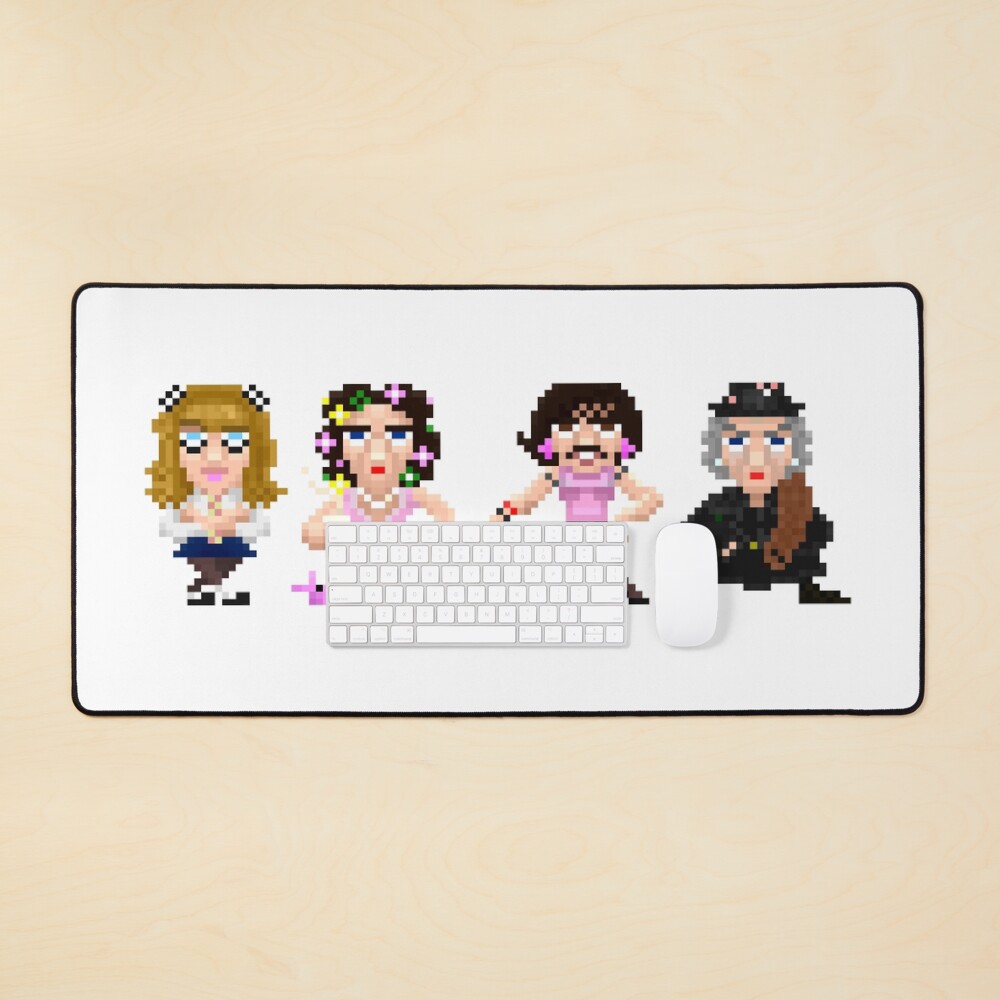 Four ladies yearn for freedom Mouse Pad