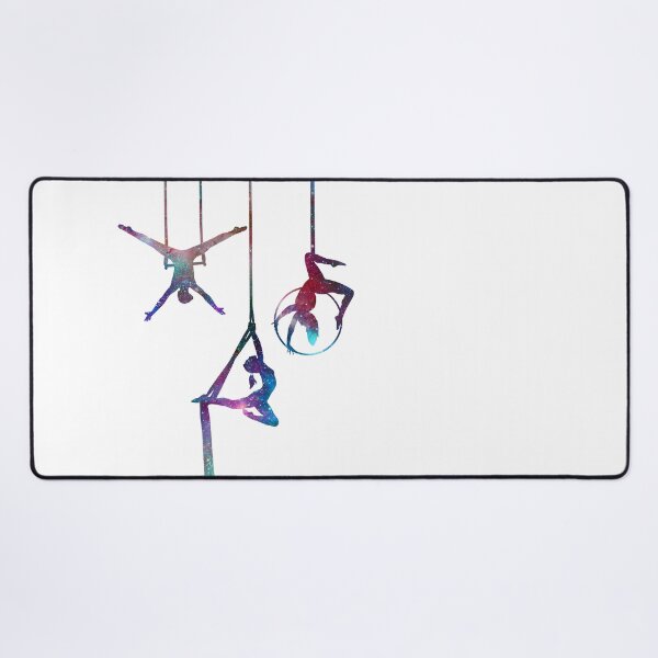 Aerial Stars by Day - Aerialists and Circus Desk Mat