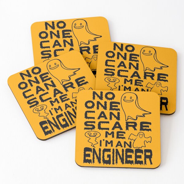 Item preview, no one can scare me i'm an engineer halloween engineer present designed and sold by alaechamlal.