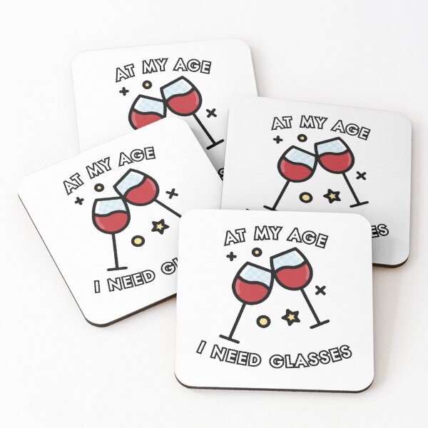 Item preview, At My Age I Need Glasses designed and sold by Sod0ku.