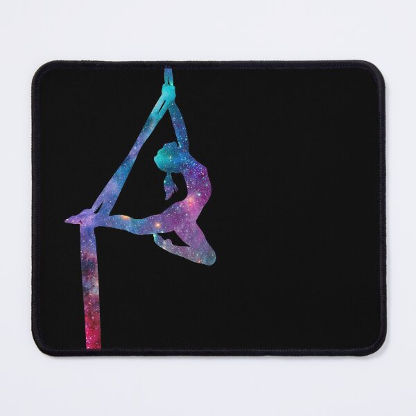 Aerials Stars 1 - Aerial Silks, Circus, and Outer Space Mouse Pad