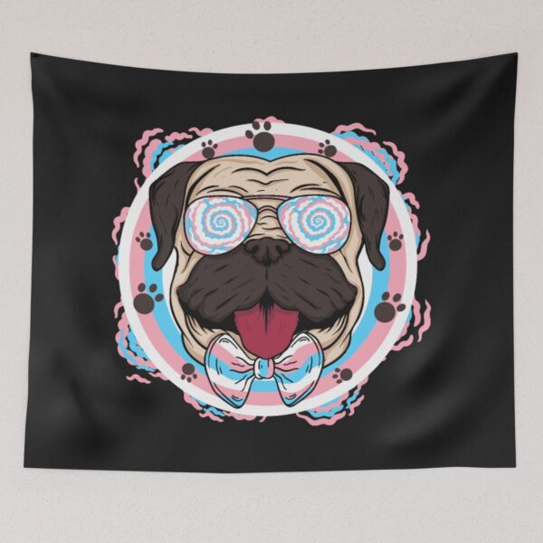 Item preview, Pug Dogs Pet LGBTQ Transsexual designed and sold by StarcyWol.