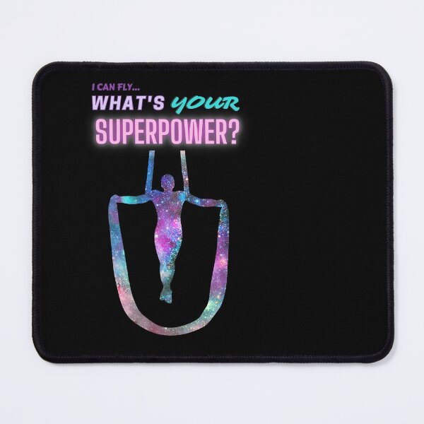 Item preview, I Can Fly...What's Your Superpower? Aerial Silks, Hammock, Sling, Aerialists, and Circus! designed and sold by FlyingFoxDesign.