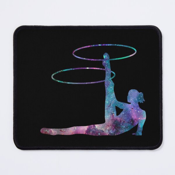 Circus Flow Arts - Cosmic Hula Hoops 2 - Midnight Mouse Pad