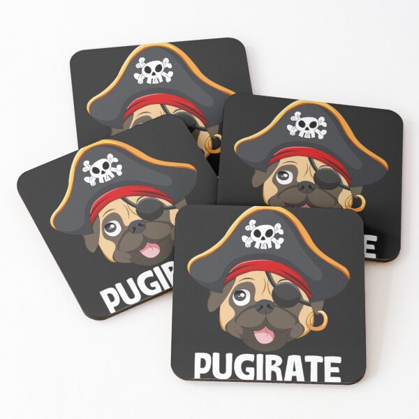 Item preview, Pirate Pug Funny Dog designed and sold by StarcyWol.