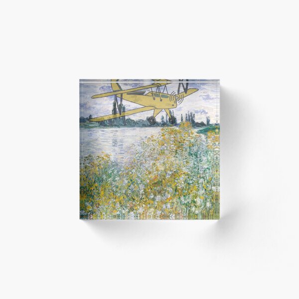 GHOST PILOT in Ile aux Fleurs near Vetheuil (1880) by Claude Monet Acrylic Block