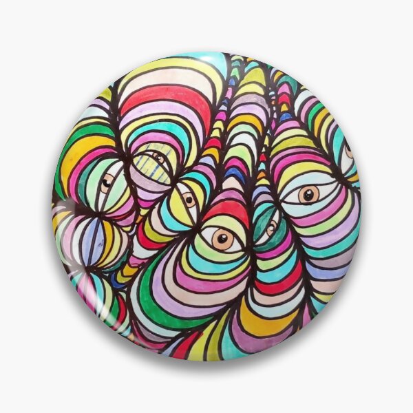 Aperçu de l'œuvre Tourbillon des yeux trippy créée et vendue par SpookyLemonArt.