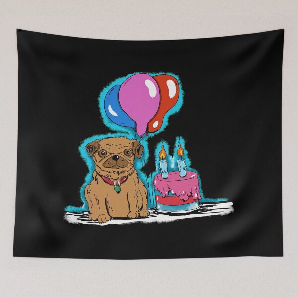 Item preview, Happy Birthday from Pug  designed and sold by SilentlyRob668.