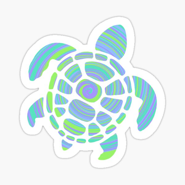 Turtle Vibes Sticker