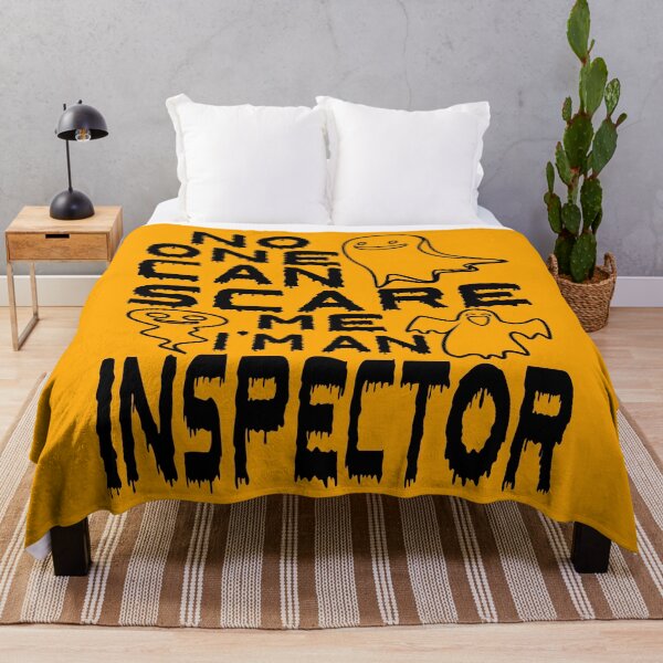 Item preview, no one can scare me i'm an inspector halloween inspector present designed and sold by alaechamlal.