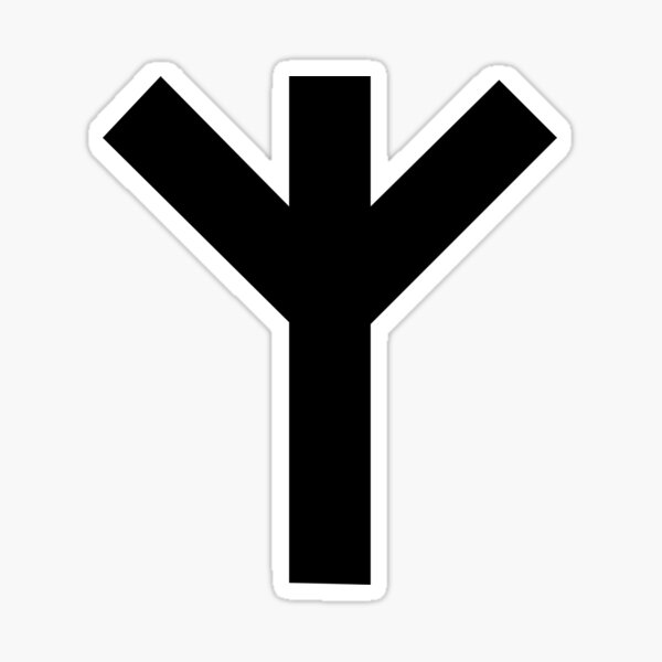 Algiz - Protection Rune - Thick version Sticker