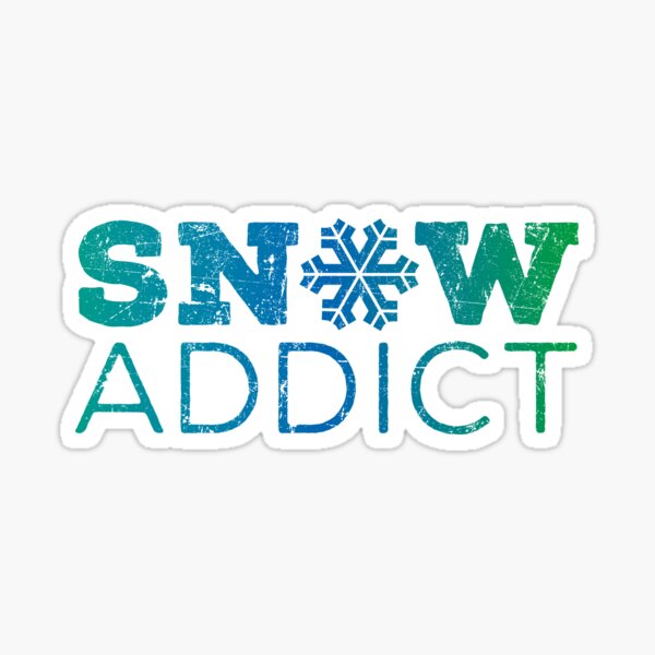 Snow Addict Sticker