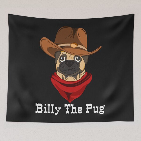 Item preview, Billy The Pug Funny  designed and sold by StarcyWol.