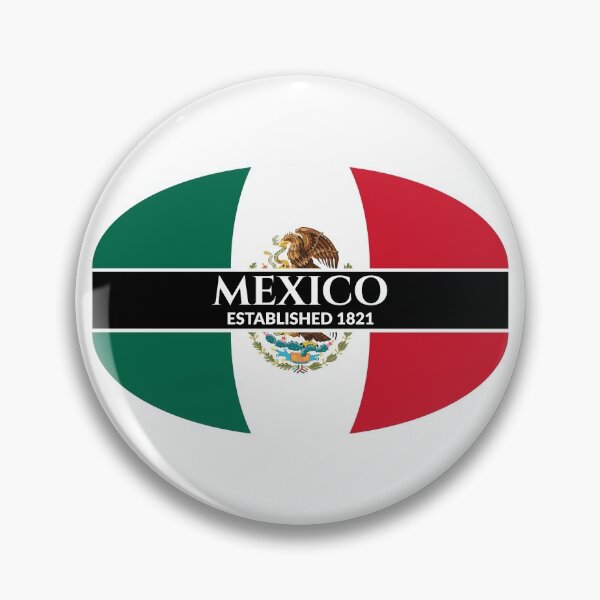 Item preview, Copy of Mexico Established 1821 Mexican Flag (White Text) designed and sold by Worldesigns by Artsiren.