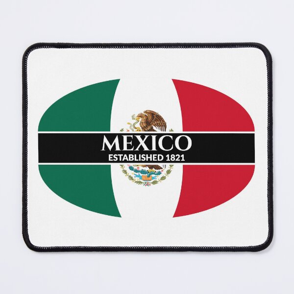 Item preview, Copy of Mexico Established 1821 Mexican Flag (White Text) designed and sold by Worldesigns by Artsiren.