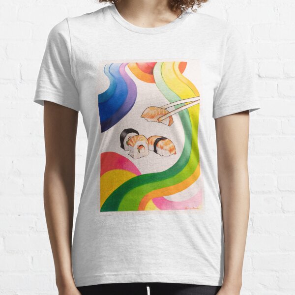 Rainbow Sushi Essential T-Shirt