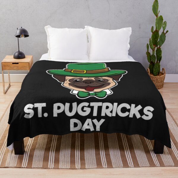 Item preview, Dog Pug Tricks Day St Patricks Day designed and sold by StarcyWol.