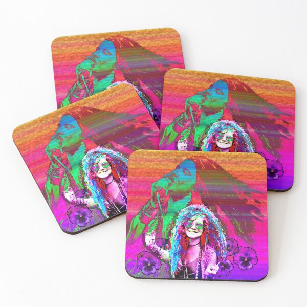 Item preview, Janis Joplin, popart colors digital handmade by Iona Art Digital designed and sold by IonaArtDigital.