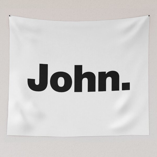 Item preview, John. (black letters) designed and sold by dudethecreator.