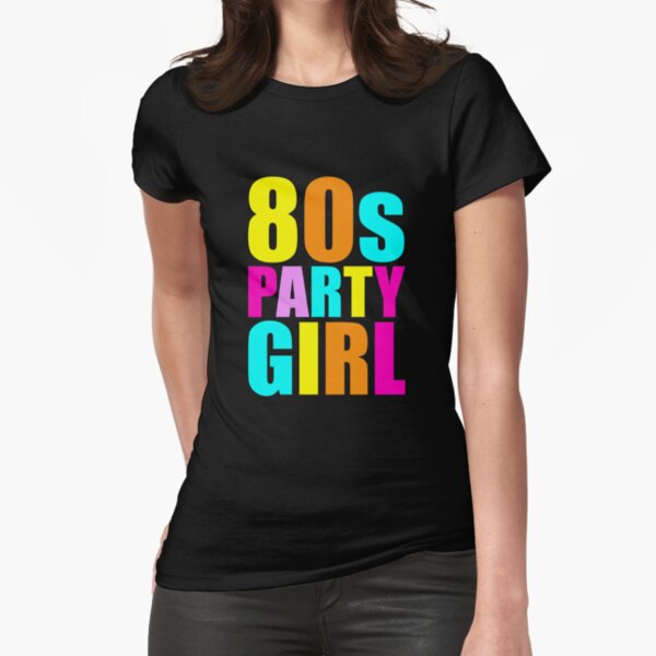 80s party girl t shirt