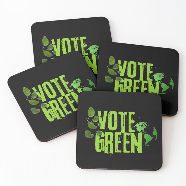Item preview, Vote Green Grunge Text Design designed and sold by EarthArtDesigns.