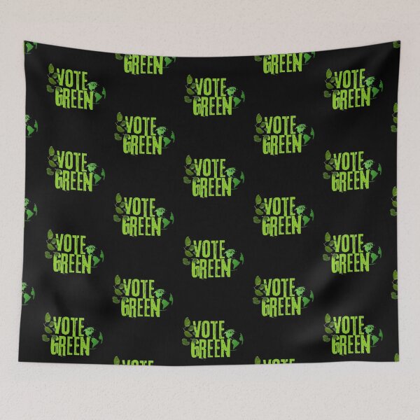 Item preview, Vote Green Grunge Text Design designed and sold by EarthArtDesigns.