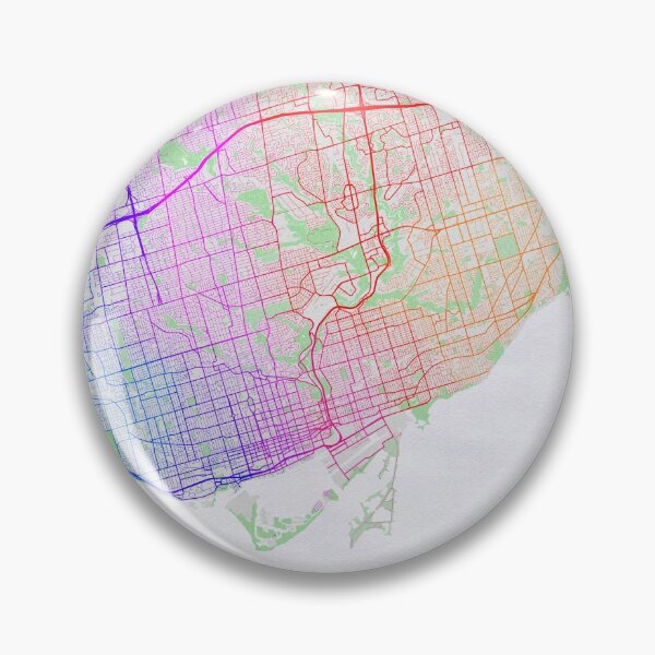 Item preview, Toronto City Map of Ontario, Canada - Colorful designed and sold by deMAP.