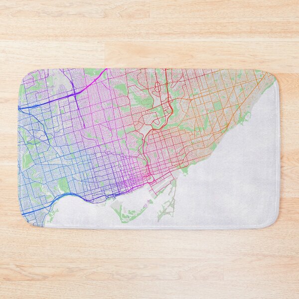 Item preview, Toronto City Map of Ontario, Canada - Colorful designed and sold by deMAP.