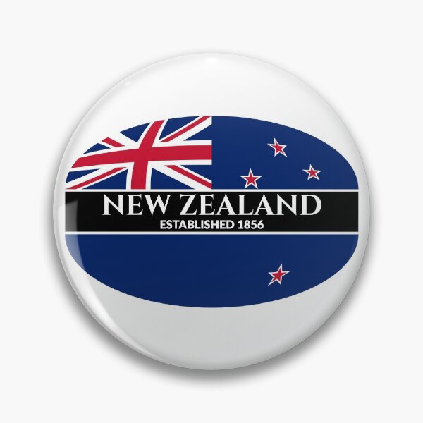 Item preview, New Zealand Established 1856 NZ Flag (Inverse Text) designed and sold by Worldesigns by Artsiren.