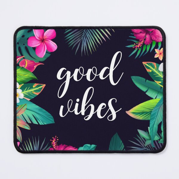 Item preview, Good vibes, tropical leafs and flowers designed and sold by printapix.