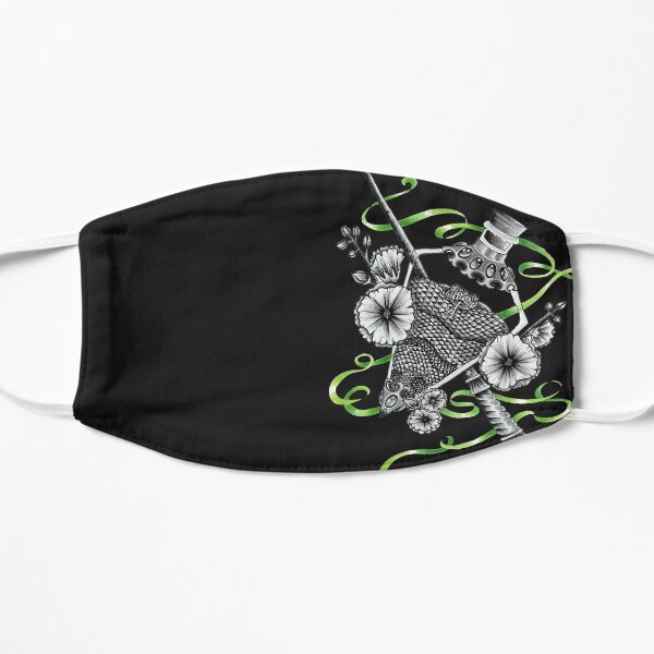 Magic Witch & Wizard Snake House Mascot Emblem Flat Mask