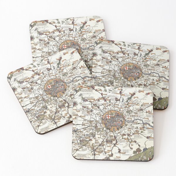 Item preview, 1928 Vintage London Bus-Services Map designed and sold by Gin  Neko.