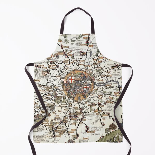 Item preview, 1928 Vintage London Bus-Services Map designed and sold by Gin  Neko.