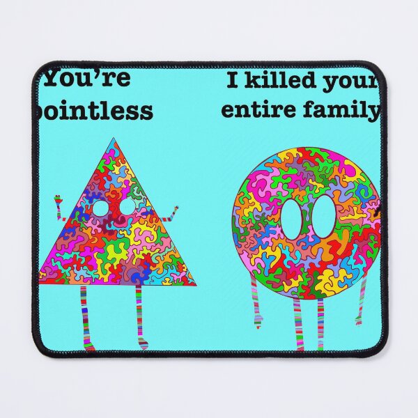 Item preview, Triangle and circle comic  designed and sold by rebeccambruyere.