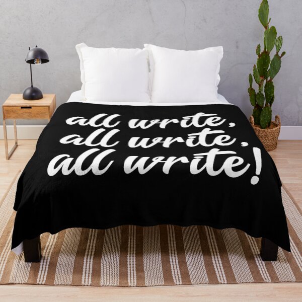 Item preview, All Write! | Funny Writer Quote designed and sold by ilustraliza.