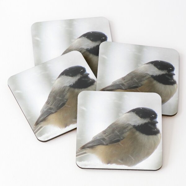 Item preview, Chickadee In Snowstorm designed and sold by Jean Gregory Evans.