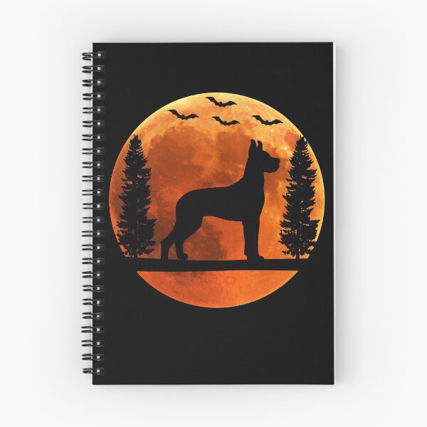 Item preview, great dane dog lovers moon great dane Halloween gift designed and sold by alaechamlal.
