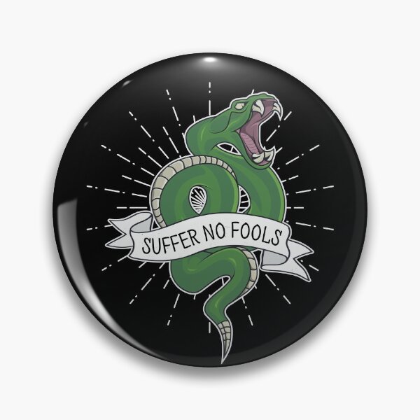 Item preview, Snake Tattoo Style Suffer No Fools designed and sold by Radical Chill.