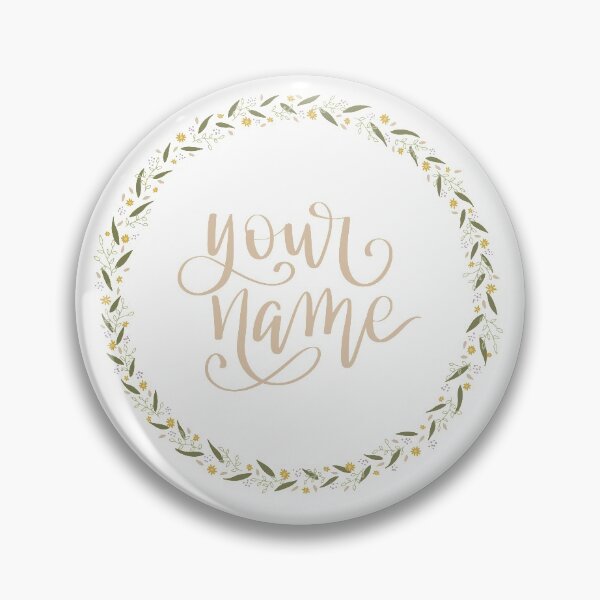 Item preview, Personalised name wreath designed and sold by randomnous.
