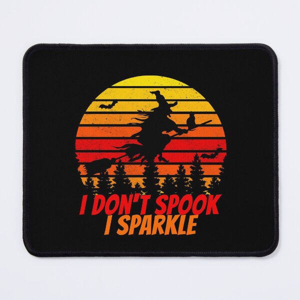 Item preview, I don't spook I sparkle halloween vintage sunset witch designed and sold by Nadey.