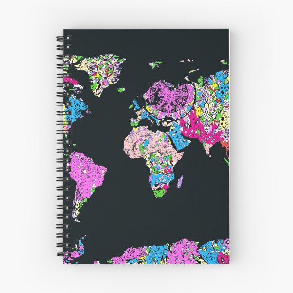 Item preview, world map designed and sold by BekimART.