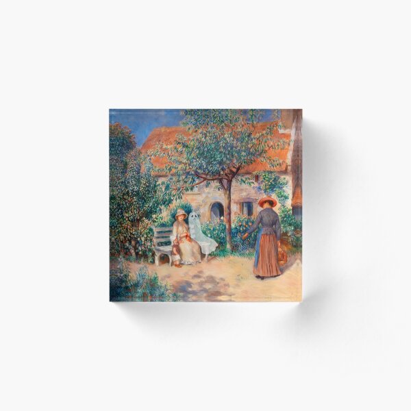 SAD GHOST In Brittany (En Bretagne) (1886) by Pierre-Auguste Renoir Acrylic Block