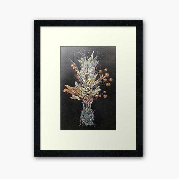 Item preview, Floral in Glass Vase designed and sold by ArtbyTerrieD.