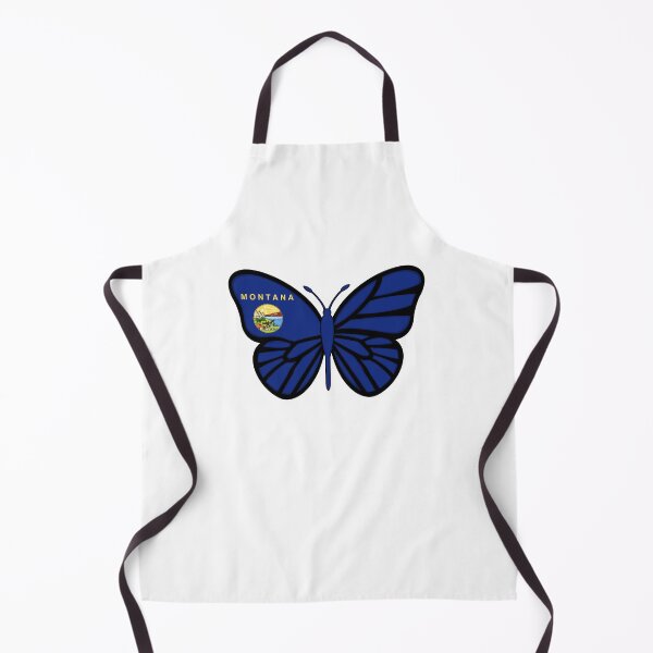 Item preview, State of Montana Flag Butterfly designed and sold by Gsallicat.