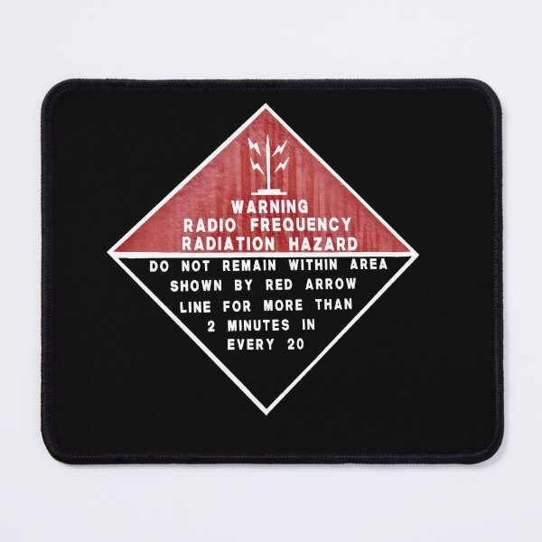 Item preview, RF Radiation Hazard designed and sold by Martin Pot.