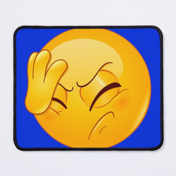 Item preview, FACE PALM SMILEY FACE designed and sold by HAUNTERSDEPOT.